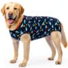 Kzrfojy Dog Recovery Suit Breathable Alternative to Cone-0