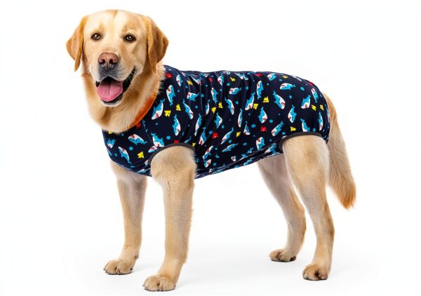 Kzrfojy Dog Recovery Suit Breathable Alternative to Cone-0