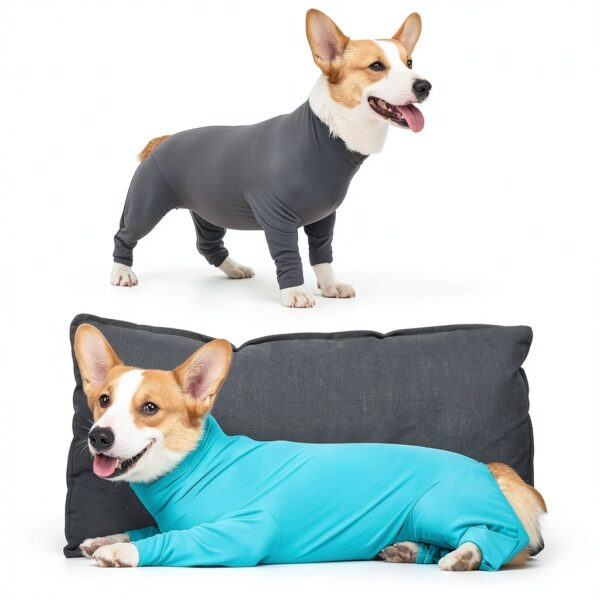 Pawcomon Dog Recovery Suit Lightweight Breathable Pet-5
