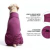 Dog Recovery Suit Shenzhen Mengduodu Stretchable Four Leg-2
