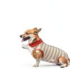 SAWMONG Dog Recovery Suit Breathable Cotton Spandex Surgery-4