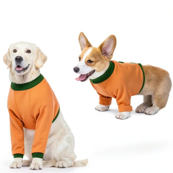 KOESON Dog Front Leg Sleeve Breathable Recovery Suit-2