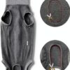 Dotoner Dog Surgery Suit Recovery Wear Breathable Stretchy-3
