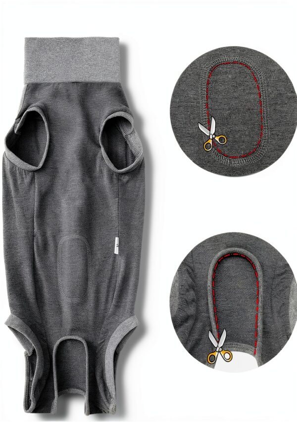 Dotoner Dog Surgery Suit Recovery Wear Breathable Stretchy-3