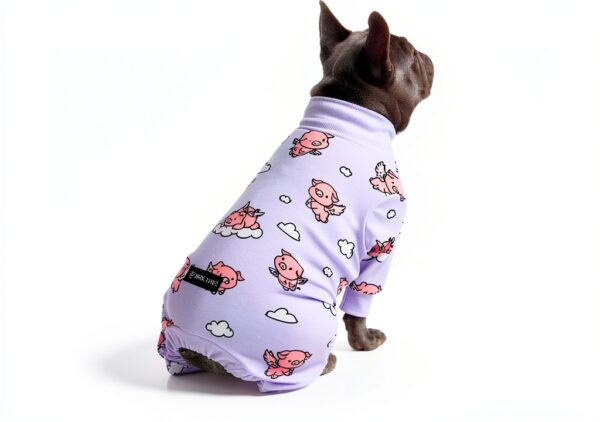 Spark Paws Dog Pajamas 4-Way Stretch Fleece Recovery Suit-3