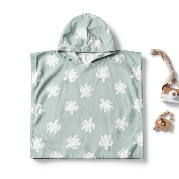 Frietlebird Hooded Towel Polyester Baby Swim Cover Up-5
