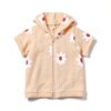 Strawberry Cover Up Baby Girl Terry Cloth Swimwear-5