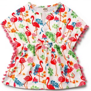 Baby Girls Swimwear Cover Ups Cotton Polyester Cactus-0
