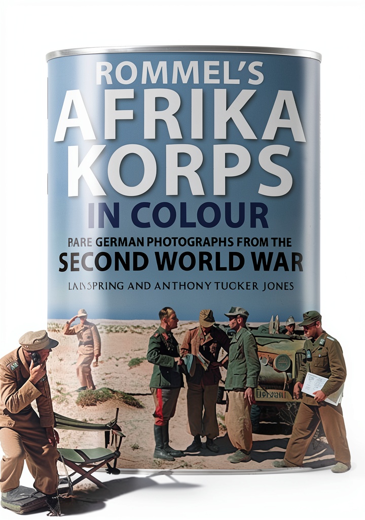 Kindle book cover showing North Africa military history imagery