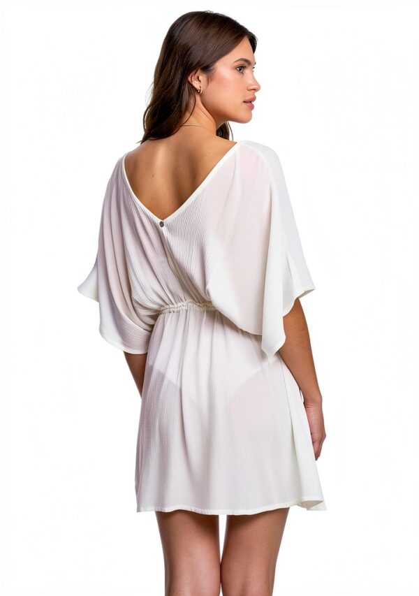 Roxy Womens Beach Dress Cover Up V Neck Keyhole Back-4