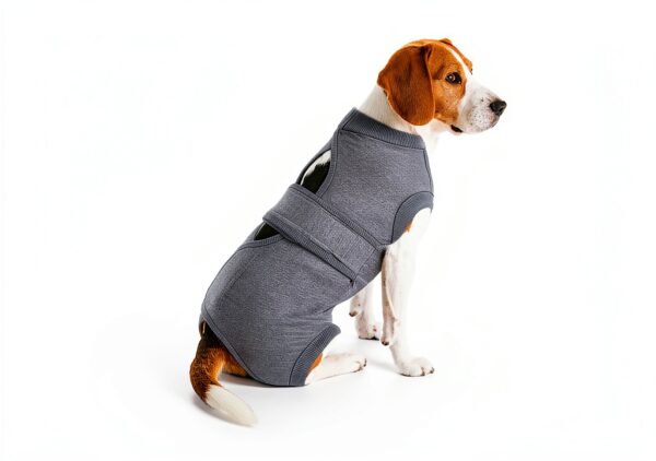 Lukovee Dog Recovery Suit Soft Breathable Post Surgery-4