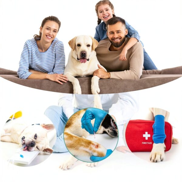 Etdane Dog Surgery Recovery Suit Lightweight Breathable-4