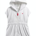 Carters Baby Girls Swim Cover Up Terry Cotton Short Sleeve-0