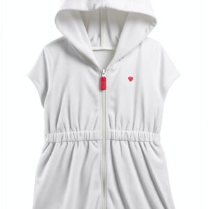 Carters Baby Girls Swim Cover Up Terry Cotton Short Sleeve-0