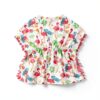 Flamant Girls Cotton Linen Cover Up Dress Cactus Print-3