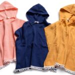 KMBANGI Baby Girls Cotton Linen Swim Cover Up Pink Ginger-0