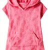 Girls Terry Cover Up Hoodie Cotton Polyester The Childrens-0