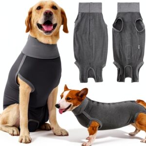 Dotoner Dog Surgery Suit Recovery Wear Breathable Stretchy-0