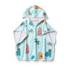DuAnyozu Hooded Towel Baby Girls Swimwear Cover Up-2