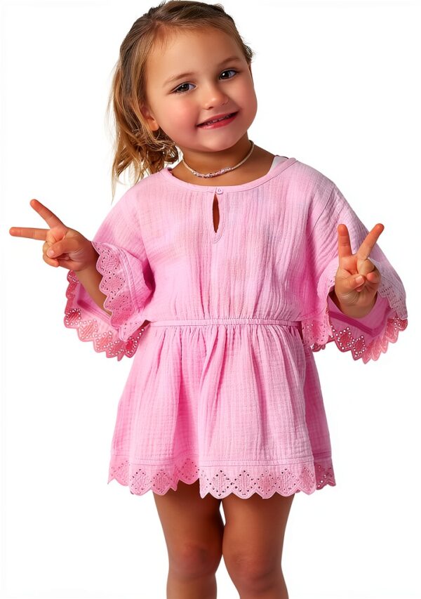 Gerber Baby Girls Swimwear Coverup Kimono Sleeve Lightweight-1