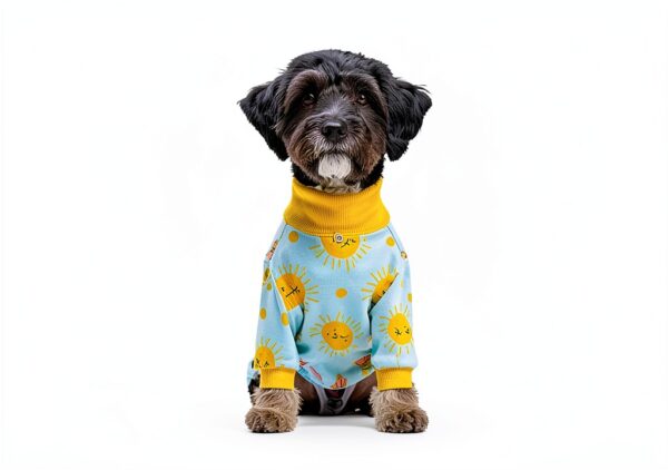 Spark Paws Dog Pajamas 4-Way Stretch Fleece Recovery Suit-2