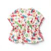 Flamant Girls Cotton Linen Cover Up Cactus Flamingo Print-3