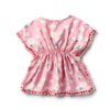 Dongci Baby Girls Chiffon Sundress Floral V-Neck Loose Fit-1