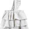Gymboree Girls Cotton Coverup Flutter Trim Ruffle Neck-1