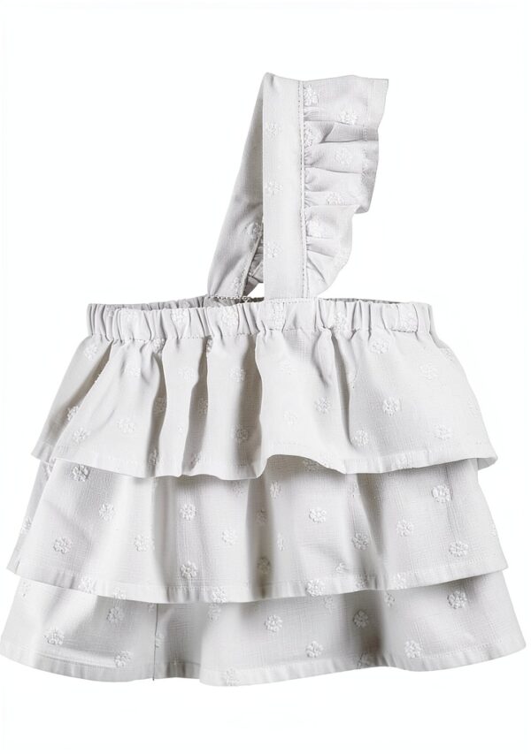 Gymboree Girls Cotton Coverup Flutter Trim Ruffle Neck-1