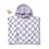 Terry Cloth Baby Girls Swim Cover Up Hooded Towel Poncho-1