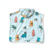 Hooded Towel Baby Girls Swimwear Cover Up Dinosaur Floral-6