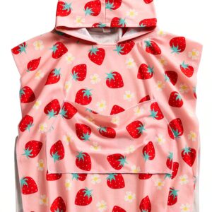 SAYOO Floral Quick Dry Beach Towel for Baby Girls-0