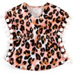 Mud Pie Cotton Gauze Cover Up Baby Girls Swimwear Pom Pom-0