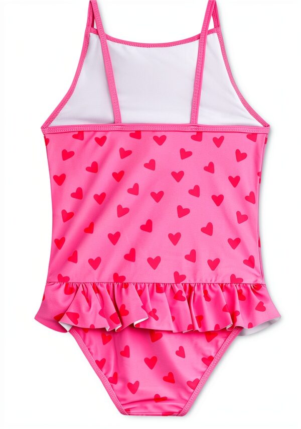 Peppa Pig Girls Pink Swimsuit Poncho Towel Set-3
