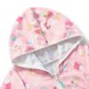 SAYOO Girls Swim Cover Up Hooded Pink Polyester Quick Dry-3