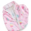 SAYOO Girls Swim Cover Up Hooded Pink Polyester Quick Dry-4