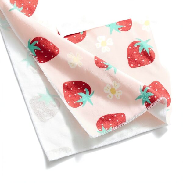 SAYOO Floral Quick Dry Beach Towel for Baby Girls-5