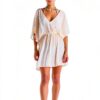 Roxy Womens Beach Dress Cover Up V Neck Keyhole Back-5