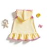 Toddler Girl Swim Cover Up Terry Cloth Bow Print Hoodie-4