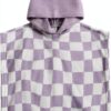 Terry Cloth Baby Girls Swim Cover Up Hooded Towel Poncho-0