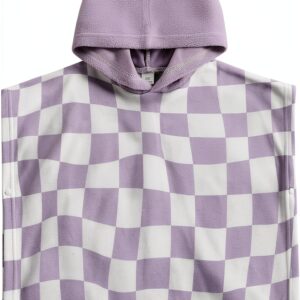 Terry Cloth Baby Girls Swim Cover Up Hooded Towel Poncho-0