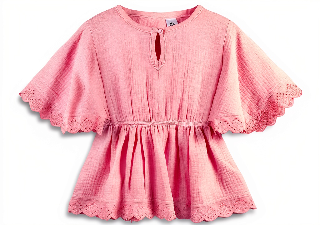 Gerber baby girls swimwear coverup in Light Pink color on a toddler
