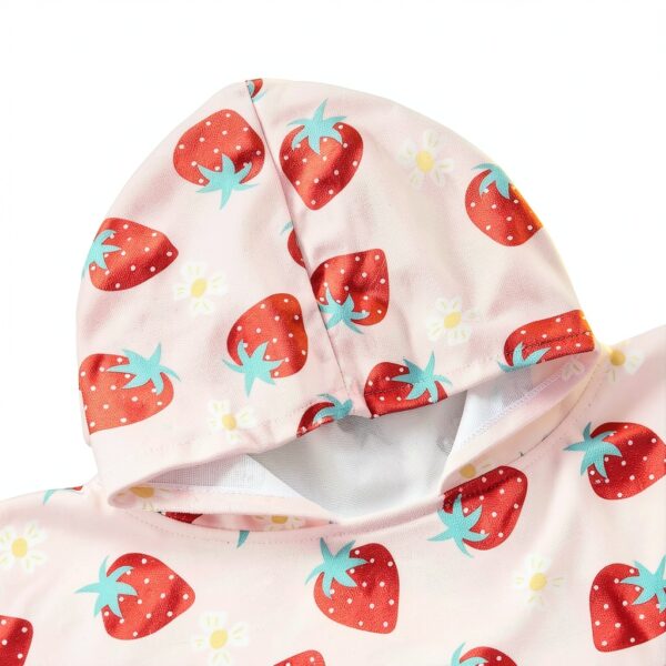 SAYOO Floral Quick Dry Beach Towel for Baby Girls-3