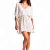 Roxy Womens Beach Dress Cover Up V Neck Keyhole Back-3