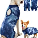 Lukovee Dog Surgery Recovery Suit Soft Cotton Spandex-0