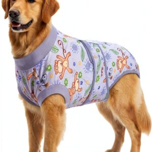 PetWarm Dog Recovery Suit Cotton E-collar Alternative Sizes-0