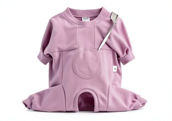 LIANZIMAU Dog Surgery Recovery Suit Breathable Pet Wear-4