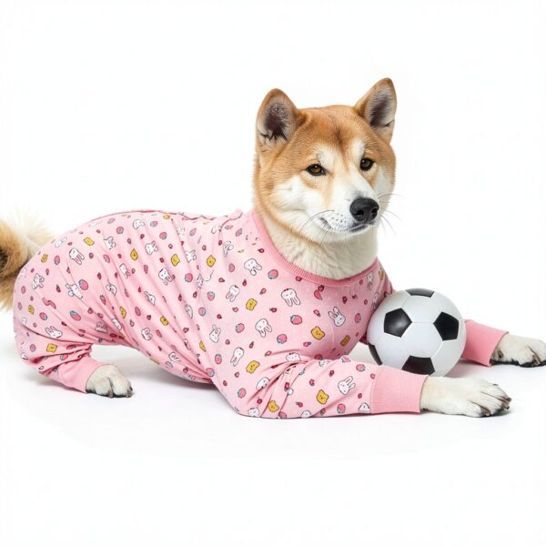 Yeapeeto Dog Recovery Suit Breathable Cone Alternative Sizes-5