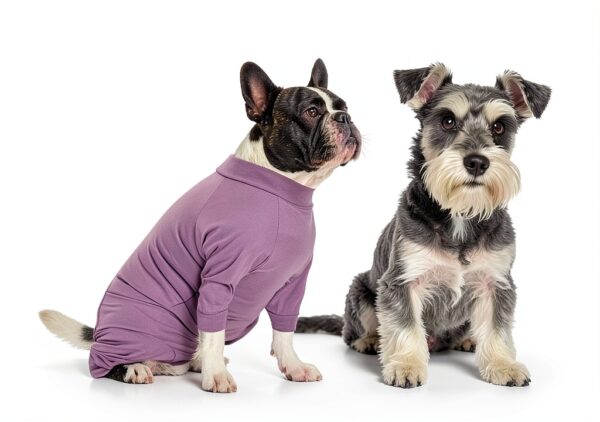 LIANZIMAU Dog Surgery Recovery Suit Breathable Pet Wear-3