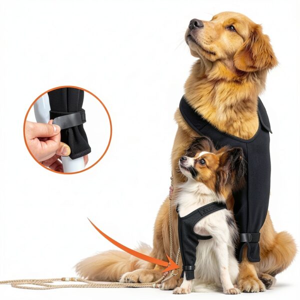 Pawfun Dog Front Leg Sleeve Licking Protection Durable-5